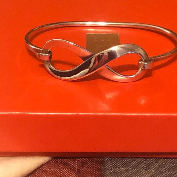RETIRED BEAUTIFUL JAMES AVERY BOLD INFINITY BRACELET, SZ. L, 2 1/2, RARE & HTF - Picture 2 of 5